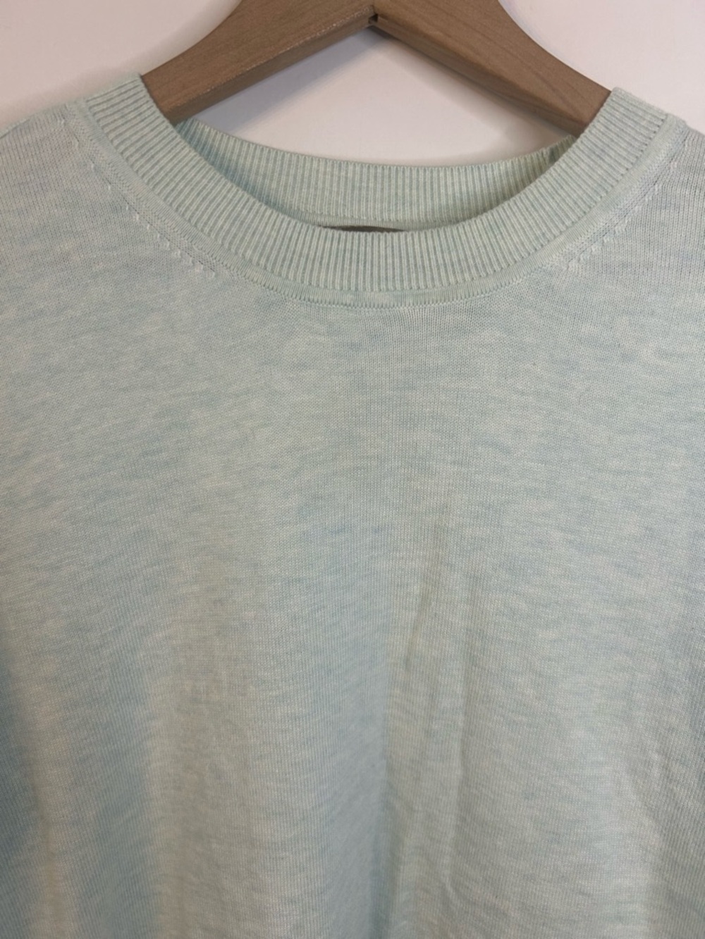 LILLA P Women’s Mint Green Cotton Modal Easy Pullover Sweater, Size XS - Picture 5 of 11
